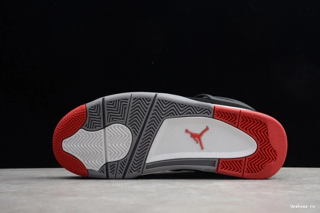 Retro  4 Jordan  Black 308497-089 Cement 0408